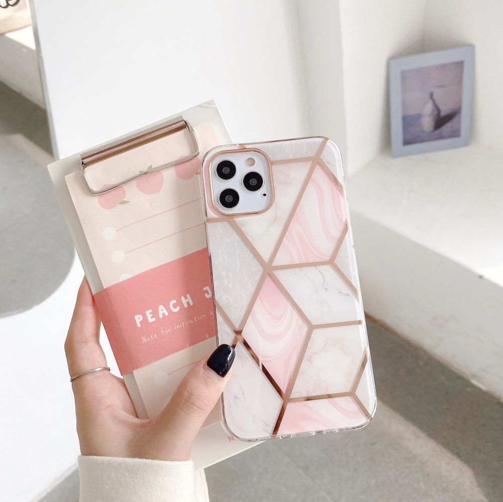 Tech-Protect
Tech-Protect | Marmer Mobilskal iPhone 12 & 12 Pro - Rosa