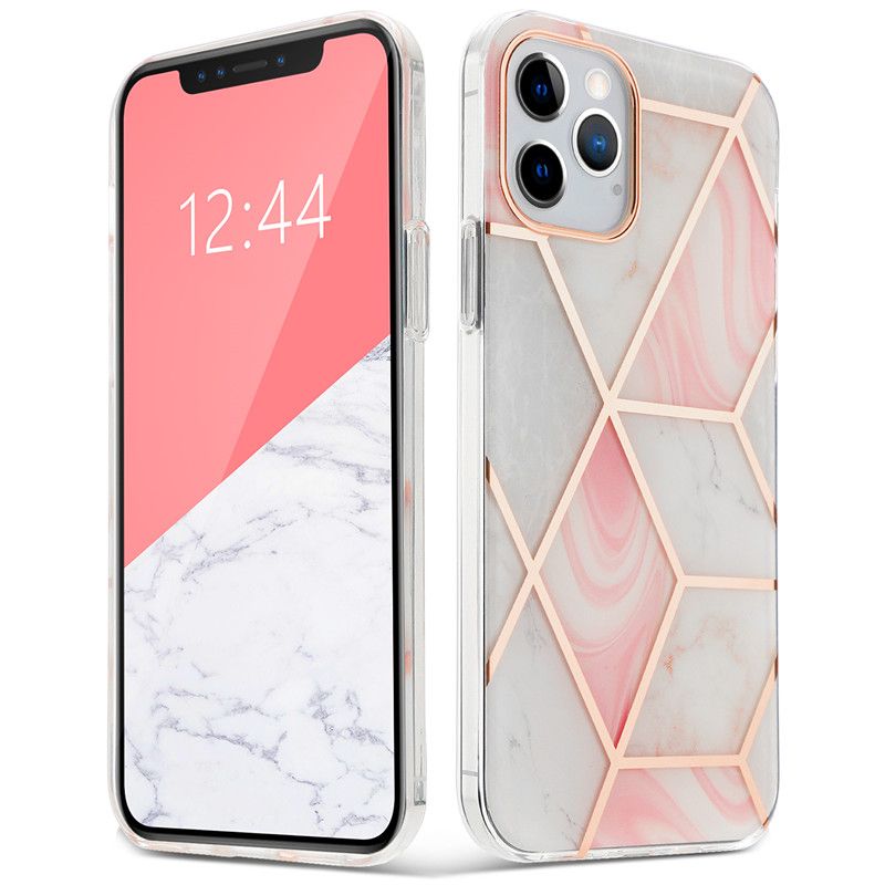 Tech-Protect
Tech-Protect | Marmer Mobilskal iPhone 12 & 12 Pro - Rosa