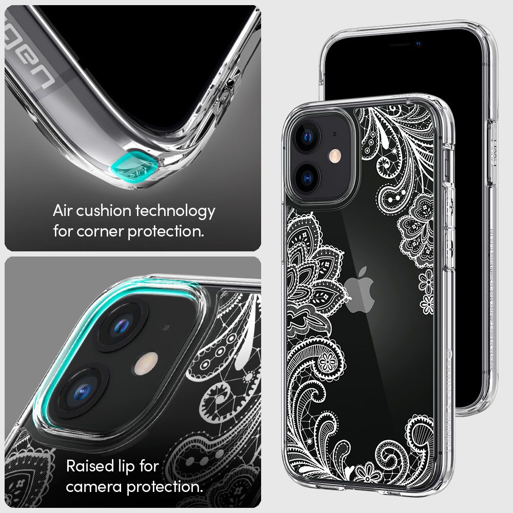 Spigen
SPIGEN Cyrill Cecile Skal iPhone 12 Mini - White Mandala