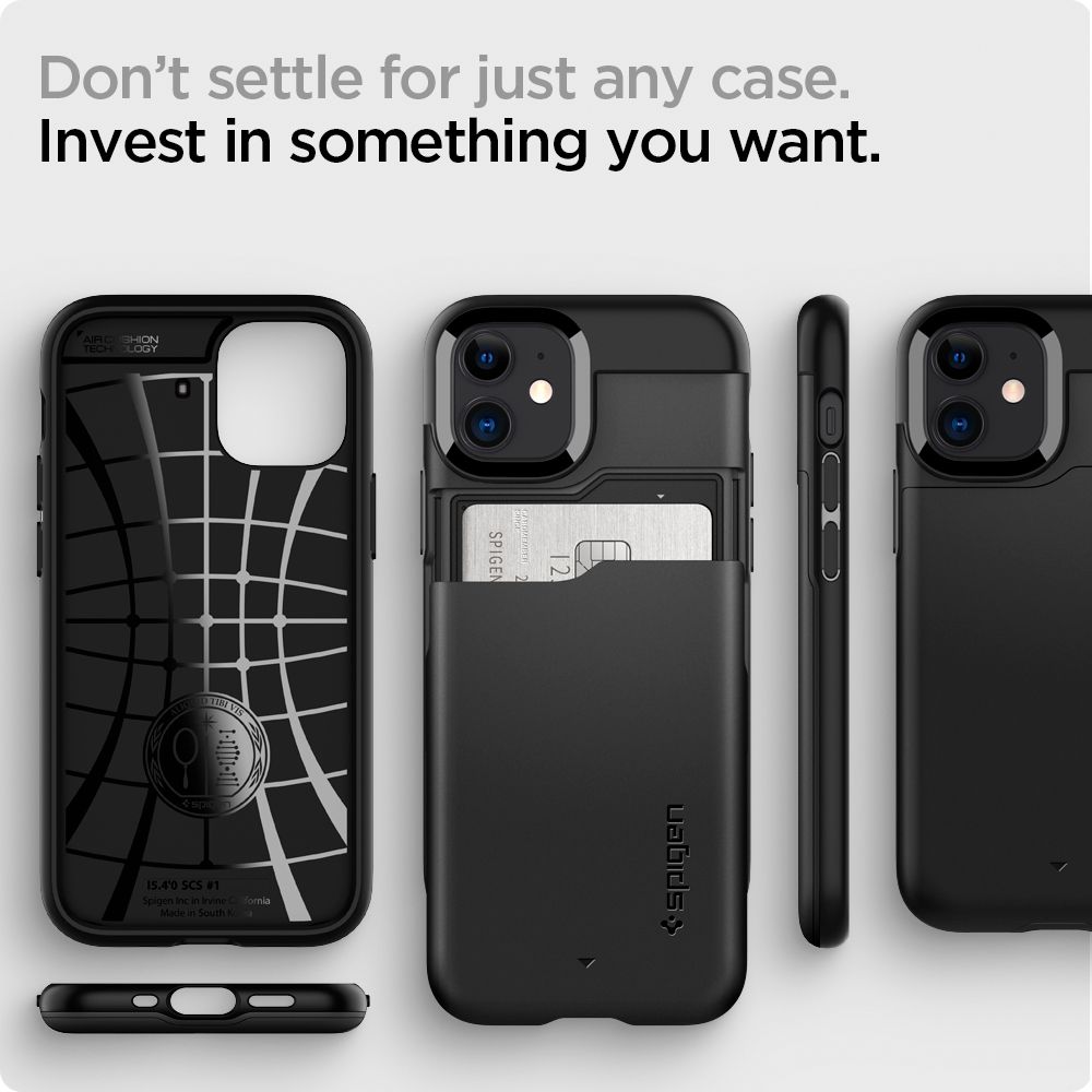 Spigen
SPIGEN Slim Armour CS iPhone 12 Mini - Svart