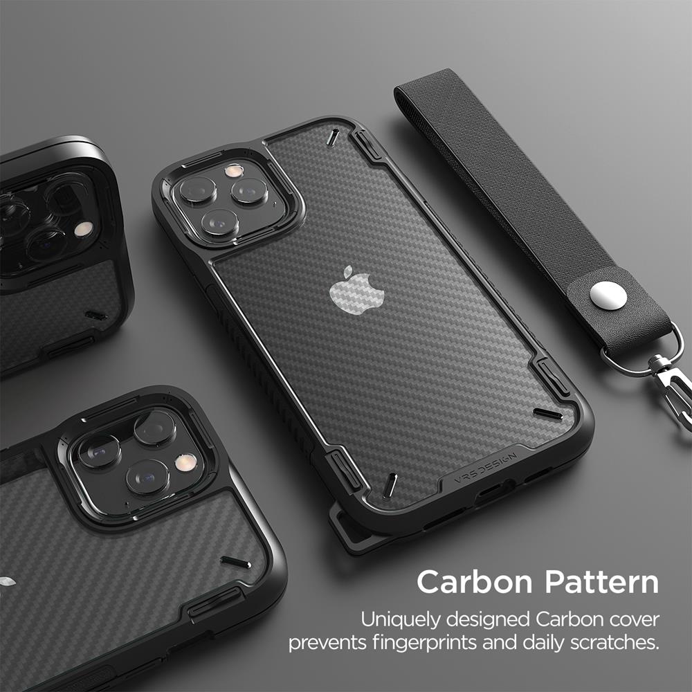 VERUS
VRS DESIGN | Crystal Mixx Pro Skal iPhone 12 Pro Max - Svart