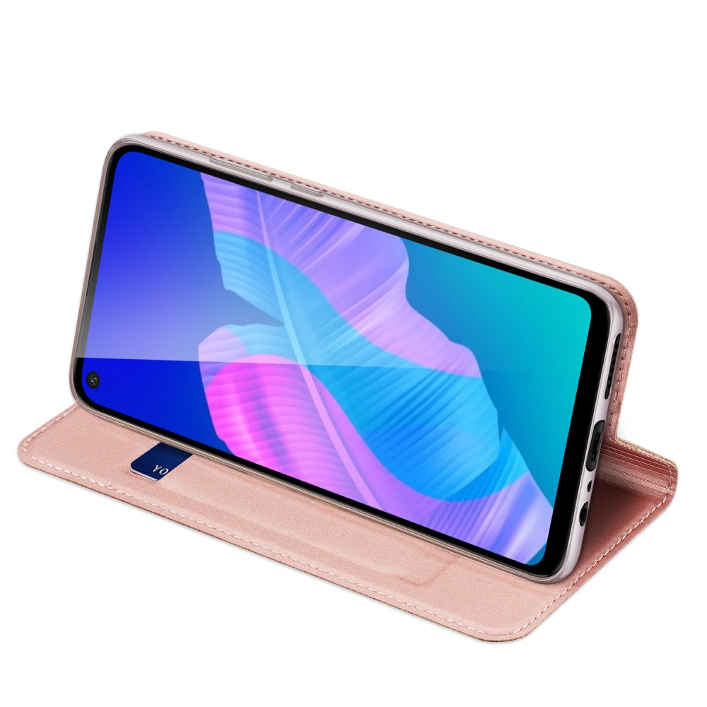 Dux Ducis - Dux Ducis Skin Series Plånboksfodral Huawei P40 Lite E - Rose Gold