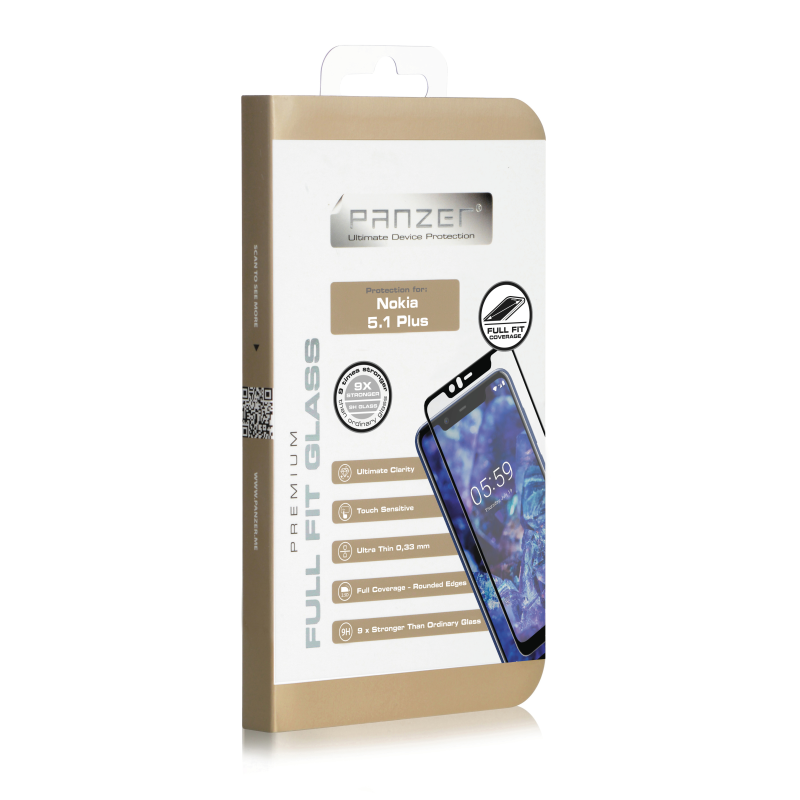 Panzer
Panzer - Full-Fit Glass Nokia 5.1 Plus - Svart