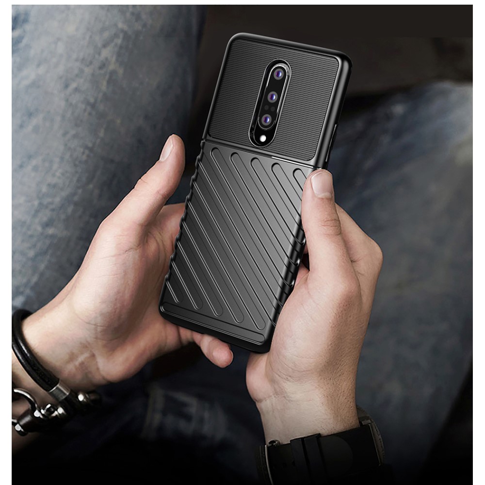 OEM
Thunder Twill Texture Skal OnePlus 8 - Svart