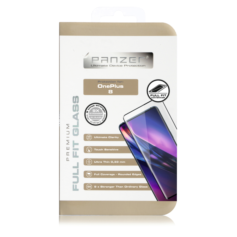 Panzer
Panzer - Curved Glass OnePlus 8 - Svart