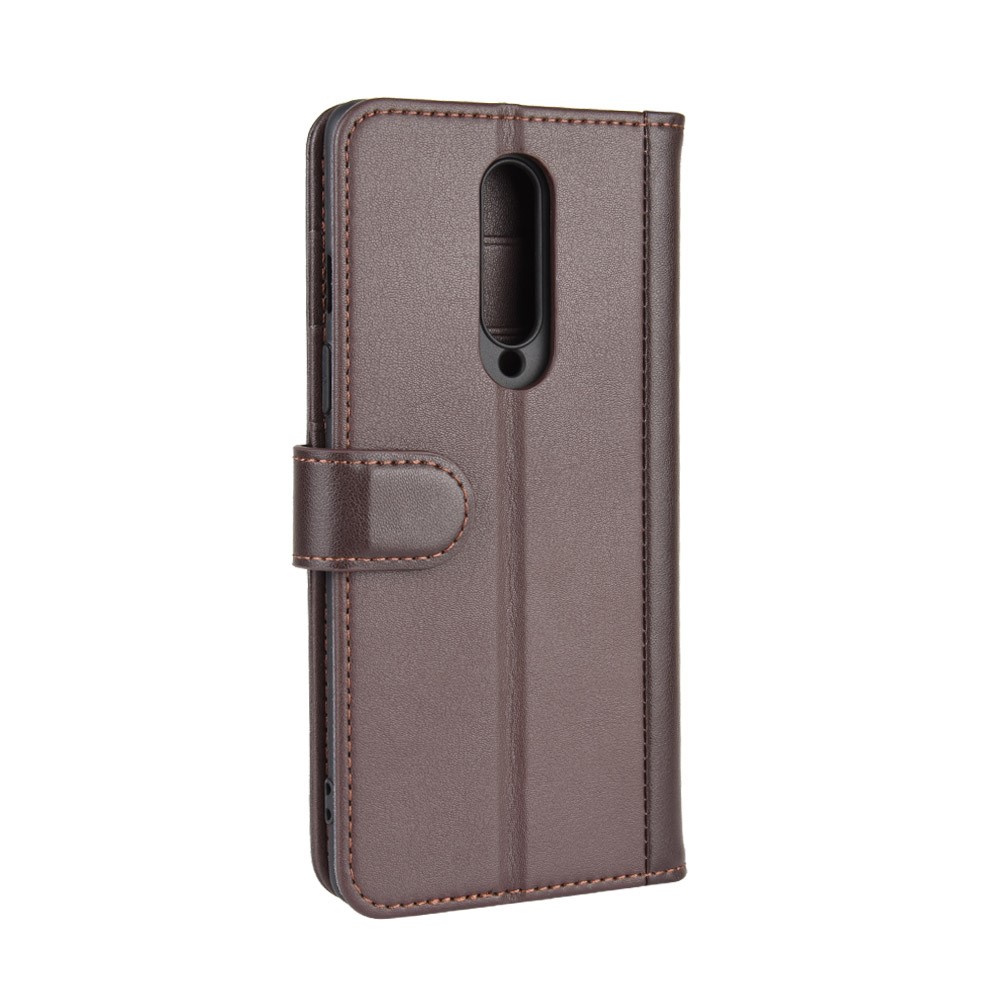 OEM
Äkta Läder Plånboksfodral OnePlus 8 - Brun