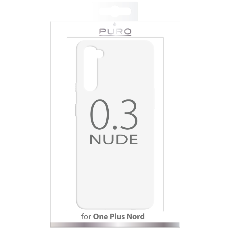 Puro Puro - Nude Mobilskal OnePlus Nord - Transparent 