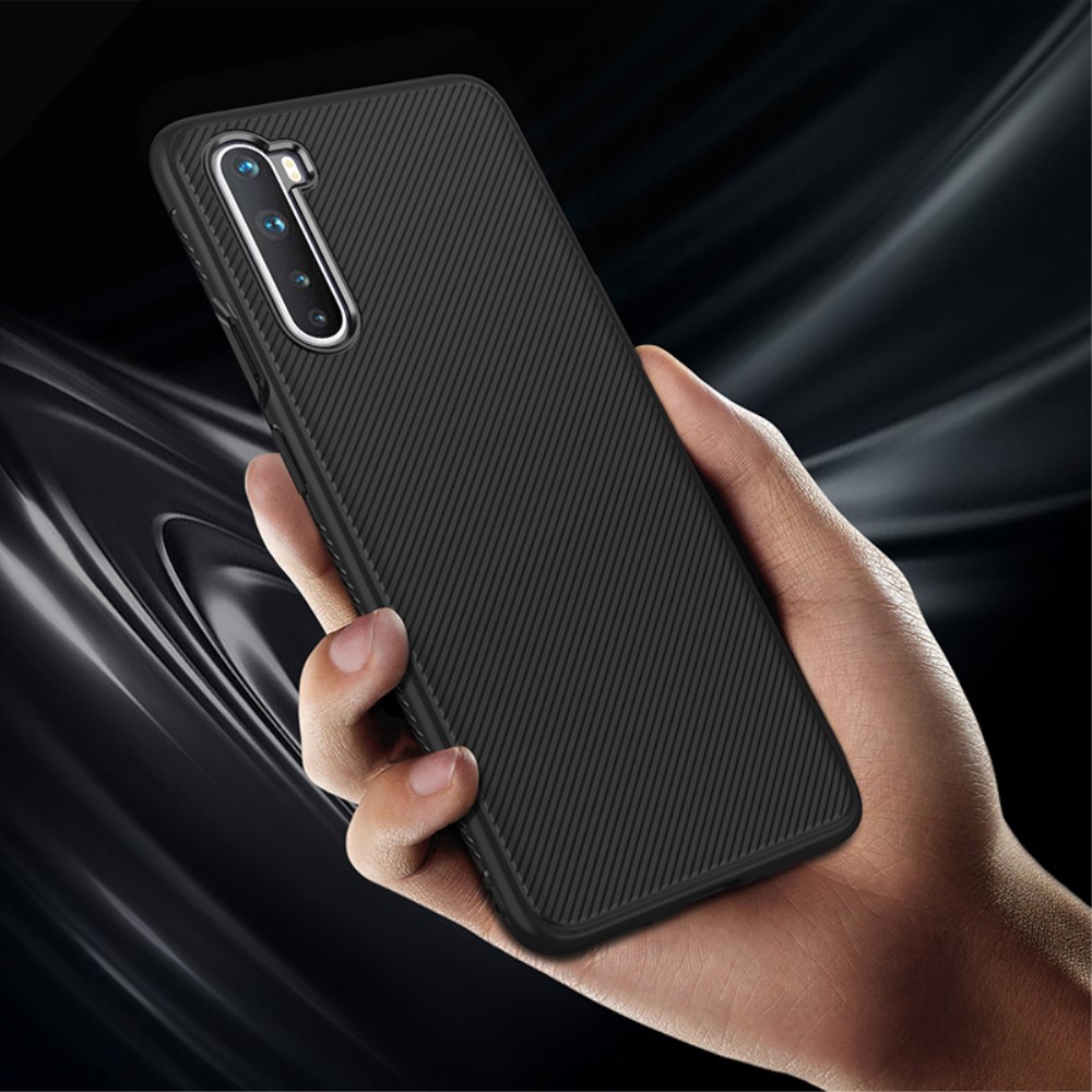 OEM
Jazz Twill Texture Skal Till OnePlus Nord - Svart