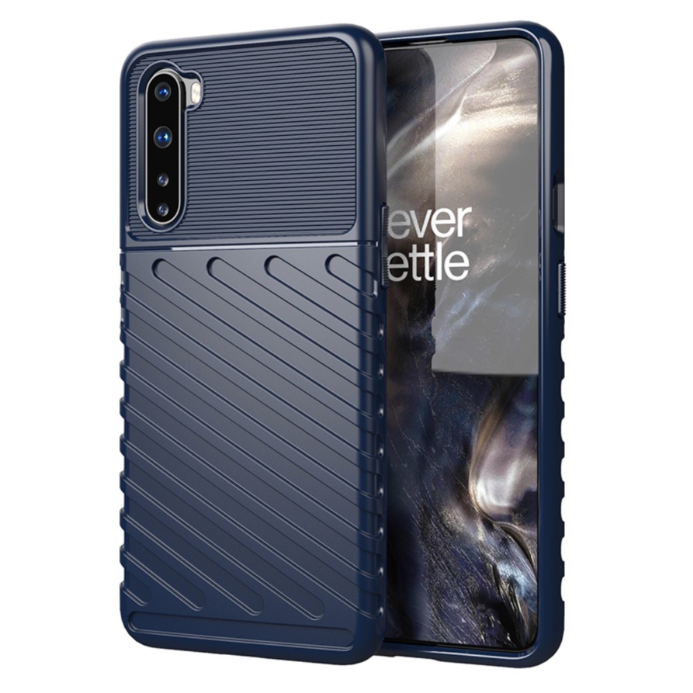 OEM
Thunder Twill Texture Skal Till OnePlus Nord - Blå