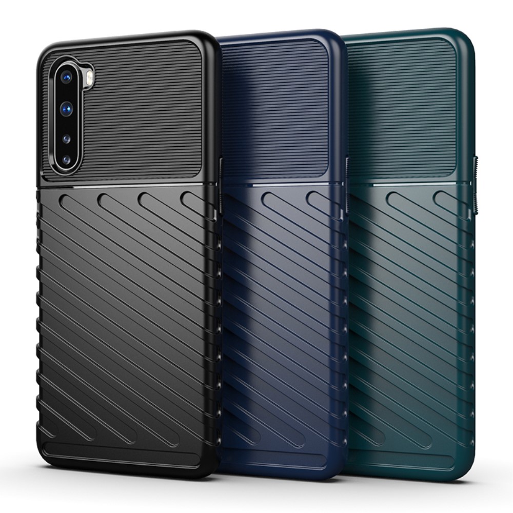 OEM
Thunder Twill Texture Skal Till OnePlus Nord - Blå