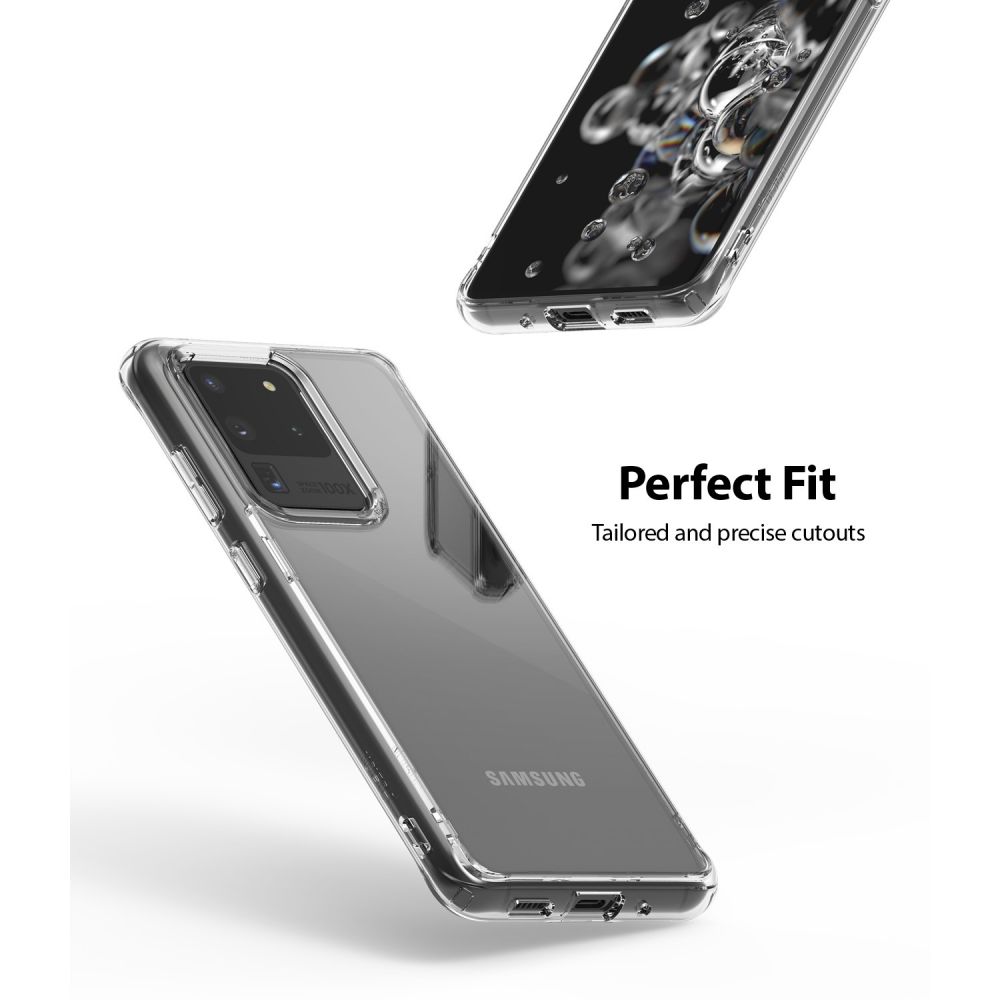 Ringke
RINGKE Fusion Shock Absorption Skal till Samsung Galaxy S20 Ultra - Clear