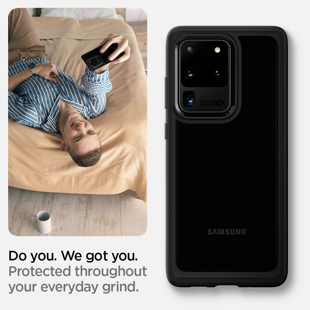 Spigen
SPIGEN Ultra Hybrid Skal till Samsung Galaxy S20 Ultra - Svart