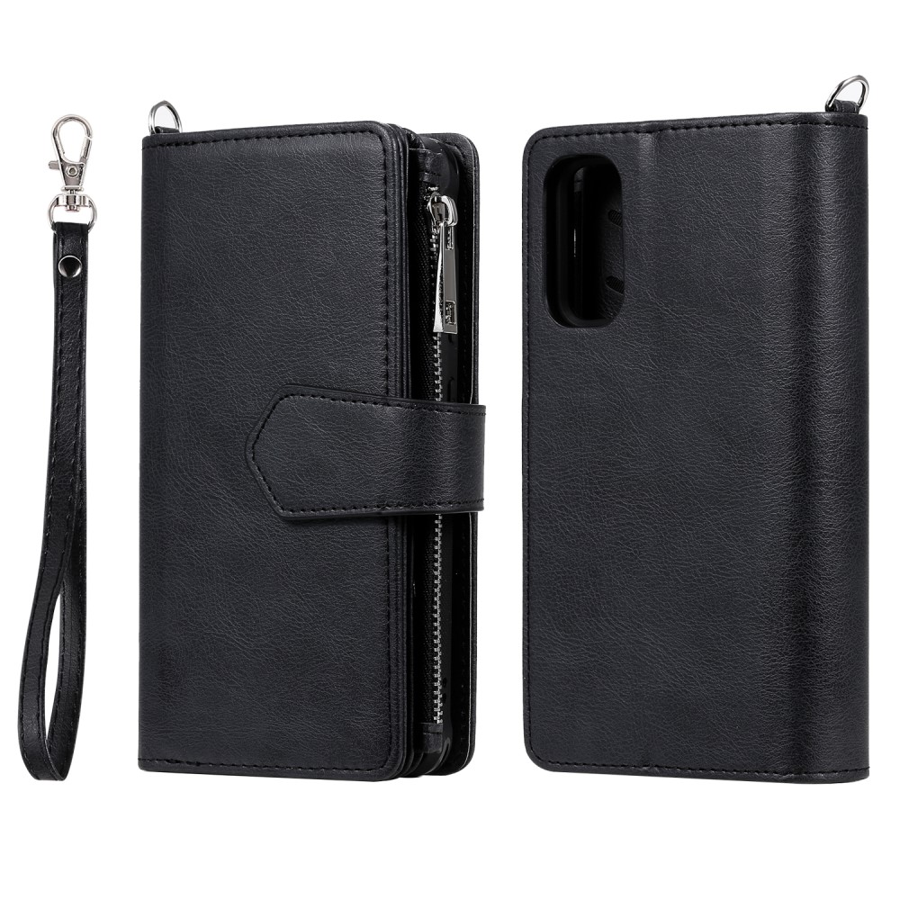 A-One Brand
Zipper Magnet Plånboksfodral till Galaxy S20 Ultra - Svart