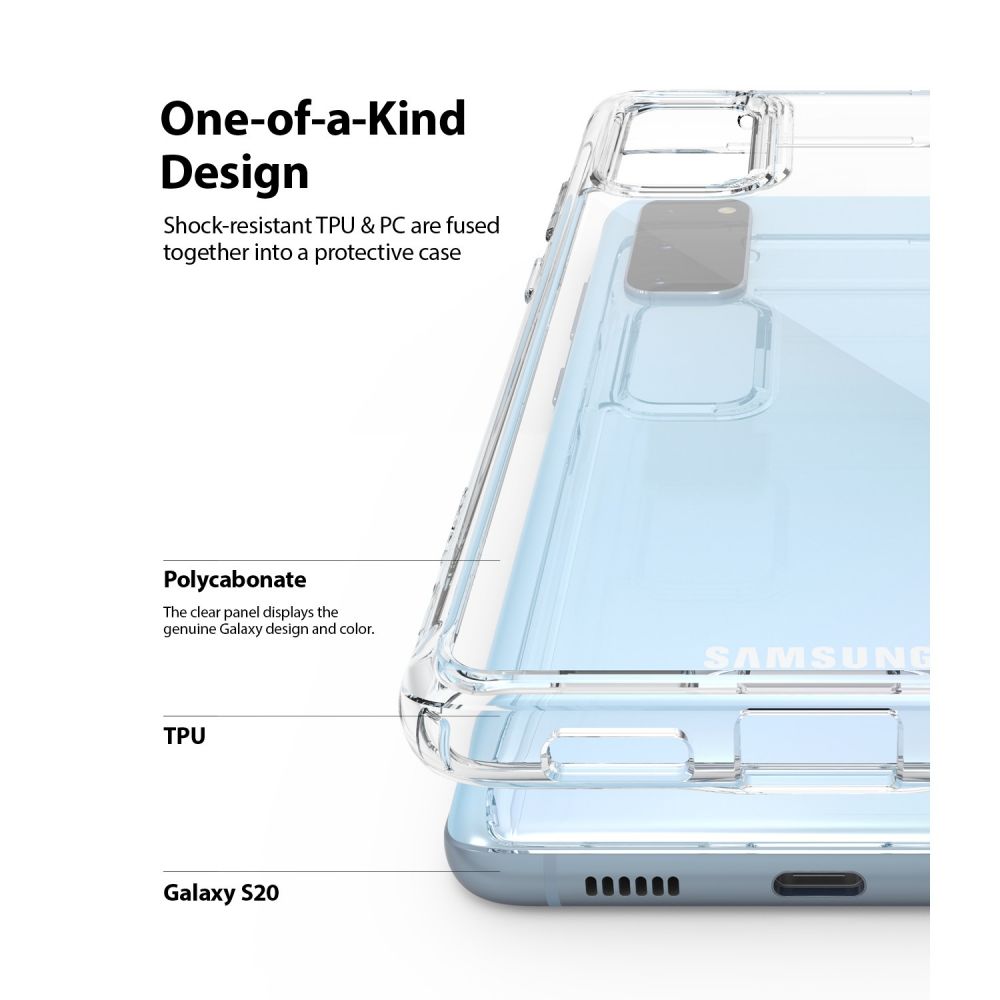 Ringke
Ringke Fusion Shock Absorption Skal till Samsung Galaxy S20 - Clear