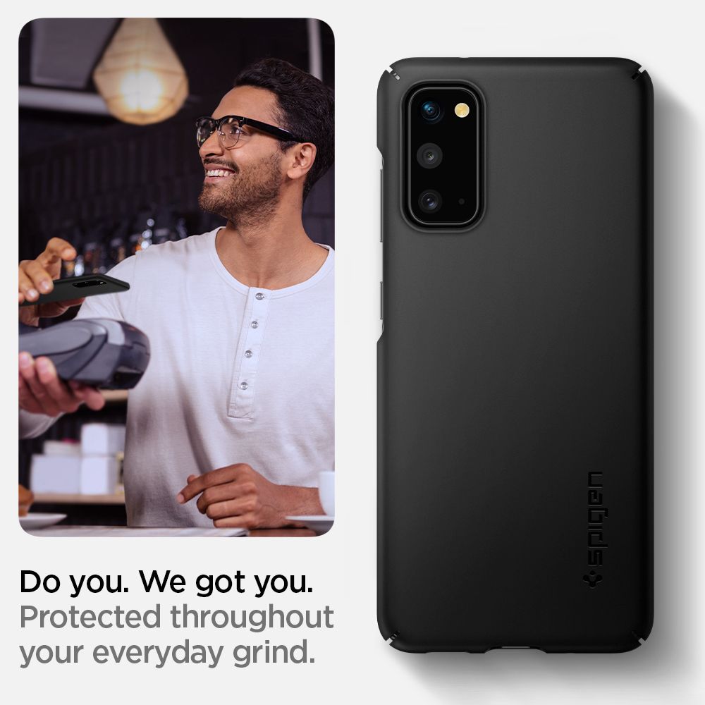 Spigen
SPIGEN Thin Fit Skal till Samsung Galaxy S20 - Svart