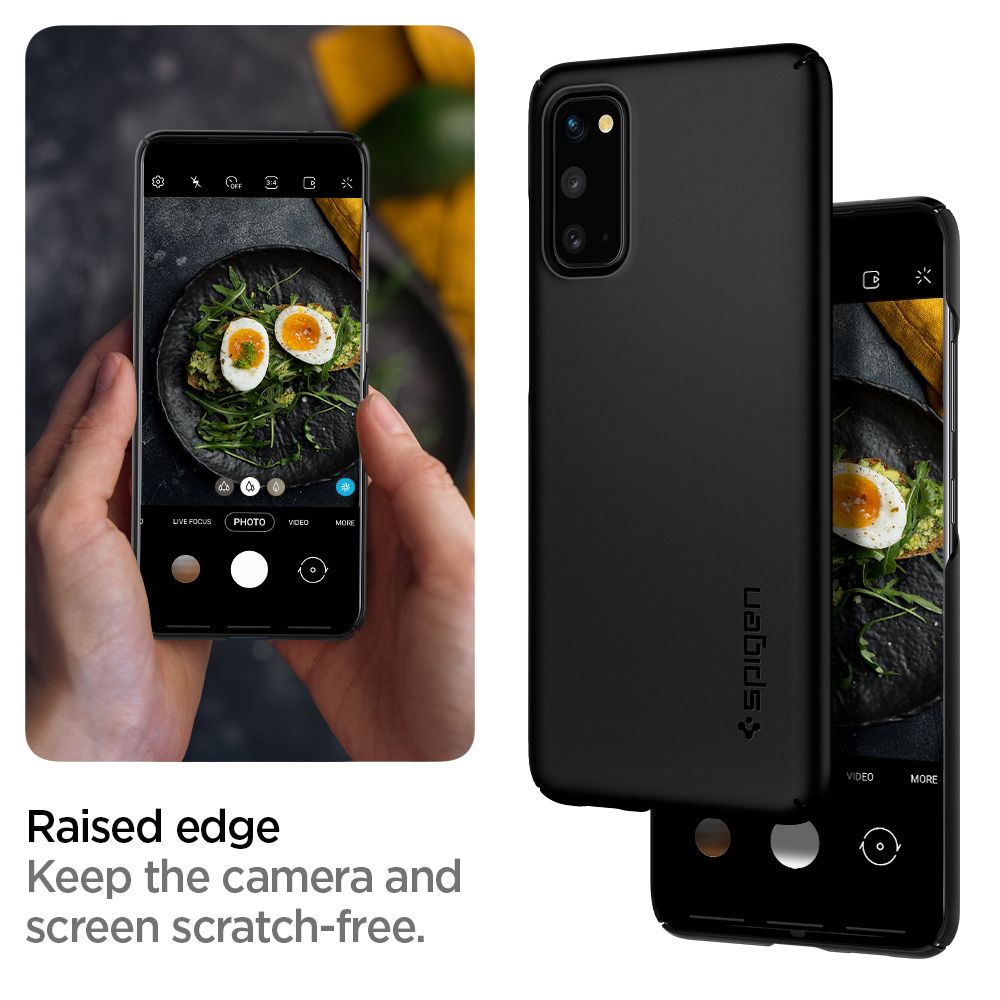 Spigen
SPIGEN Thin Fit Skal till Samsung Galaxy S20 - Svart