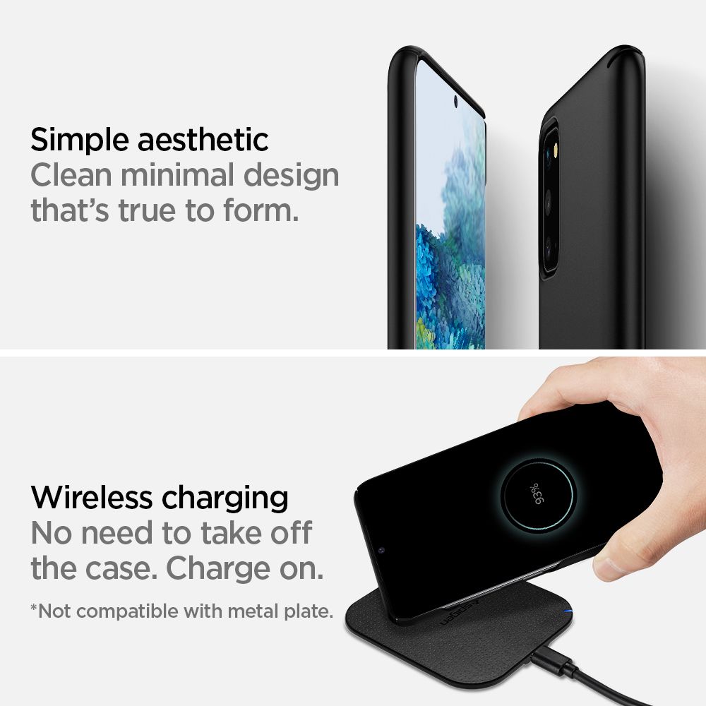 Spigen
SPIGEN Thin Fit Skal till Samsung Galaxy S20 - Svart