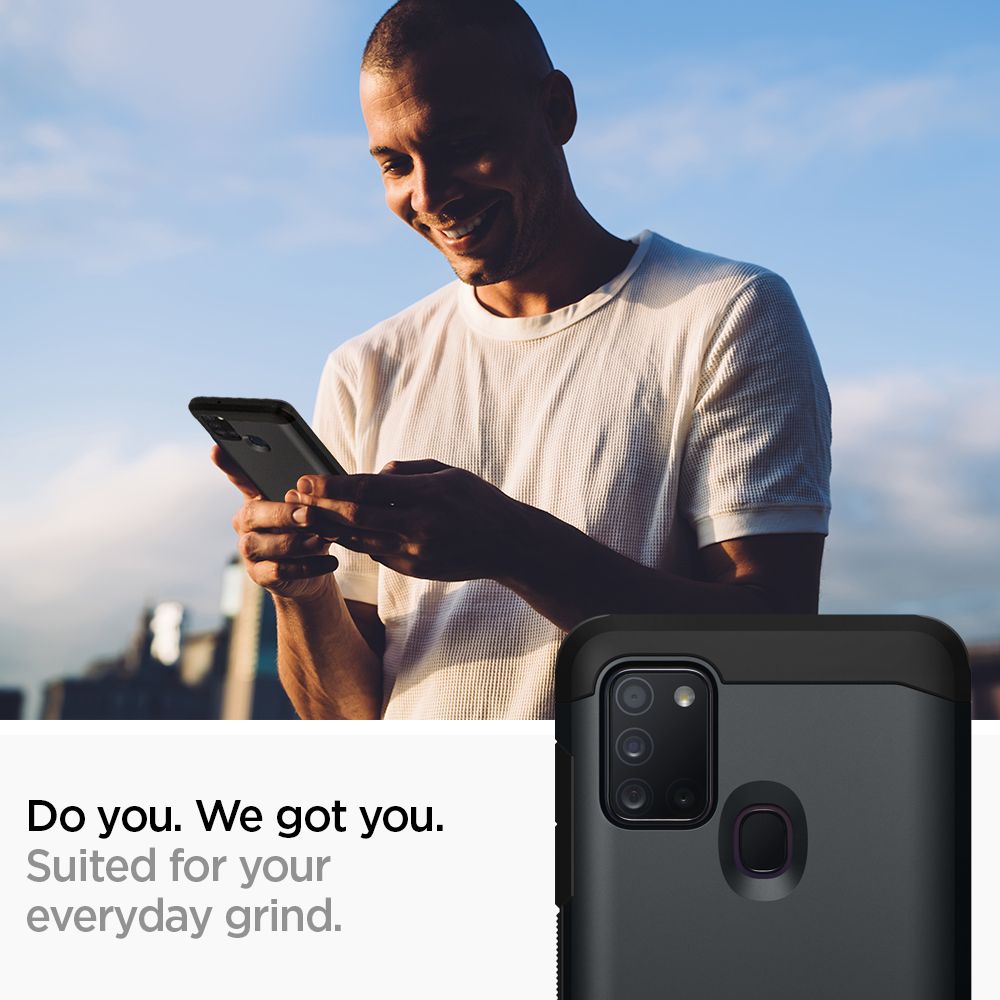 Spigen
Spigen Tough Armor Galaxy A21S -Metal Slate