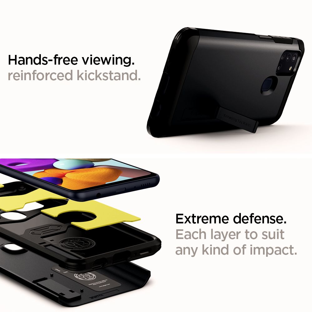 Spigen
Spigen Tough Armor Galaxy A21S -Metal Slate