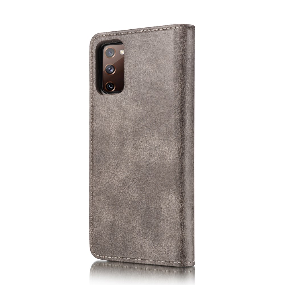 DG.MING
DG.MING Detachable Äkta Läder Plånboksfodral Samsung Galaxy S20 FE - Grå