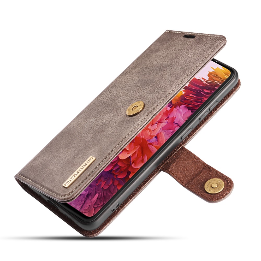 DG.MING
DG.MING Detachable Äkta Läder Plånboksfodral Samsung Galaxy S20 FE - Grå