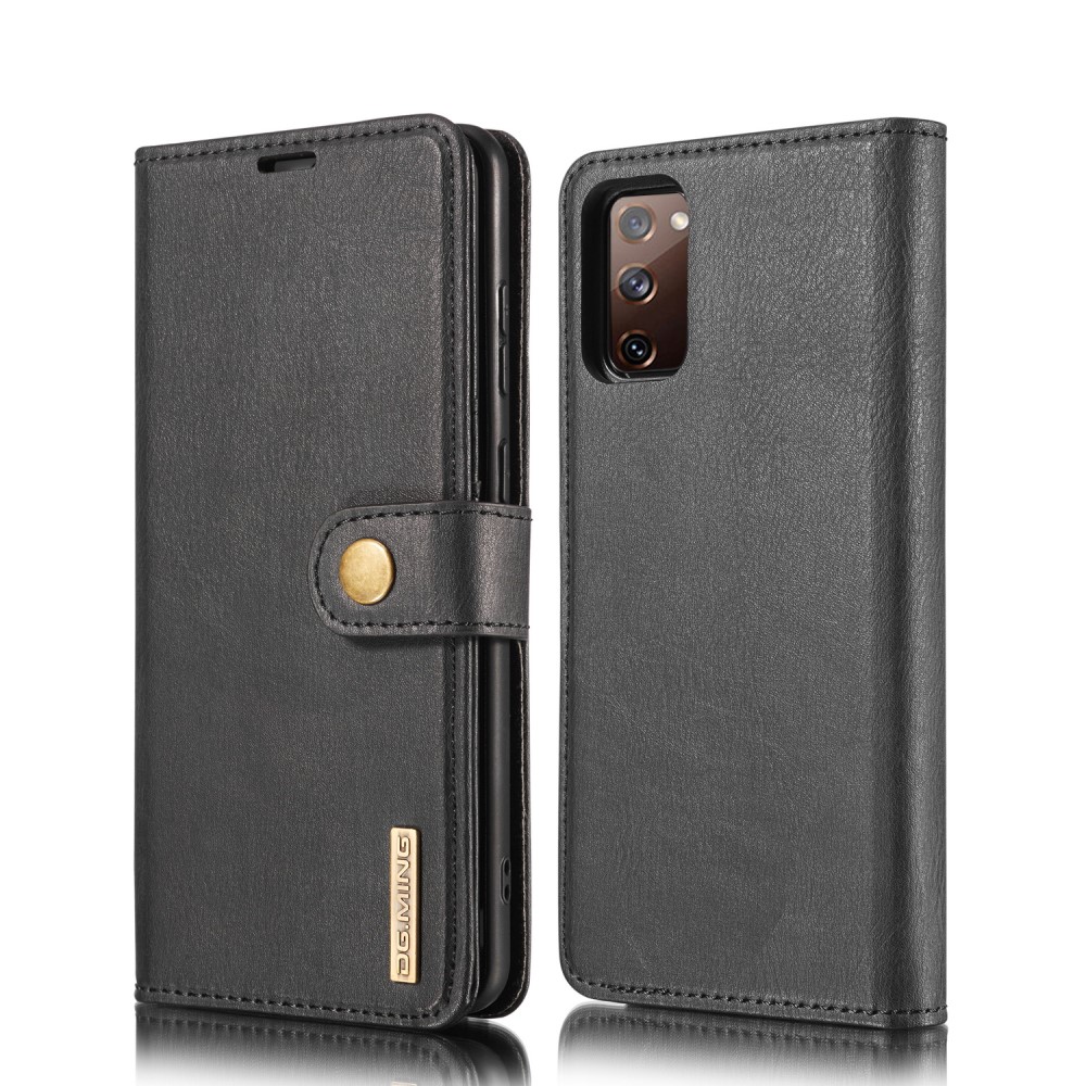DG.MING
DG.MING Detachable Äkta Läder Plånboksfodral Samsung Galaxy S20 FE - Svart