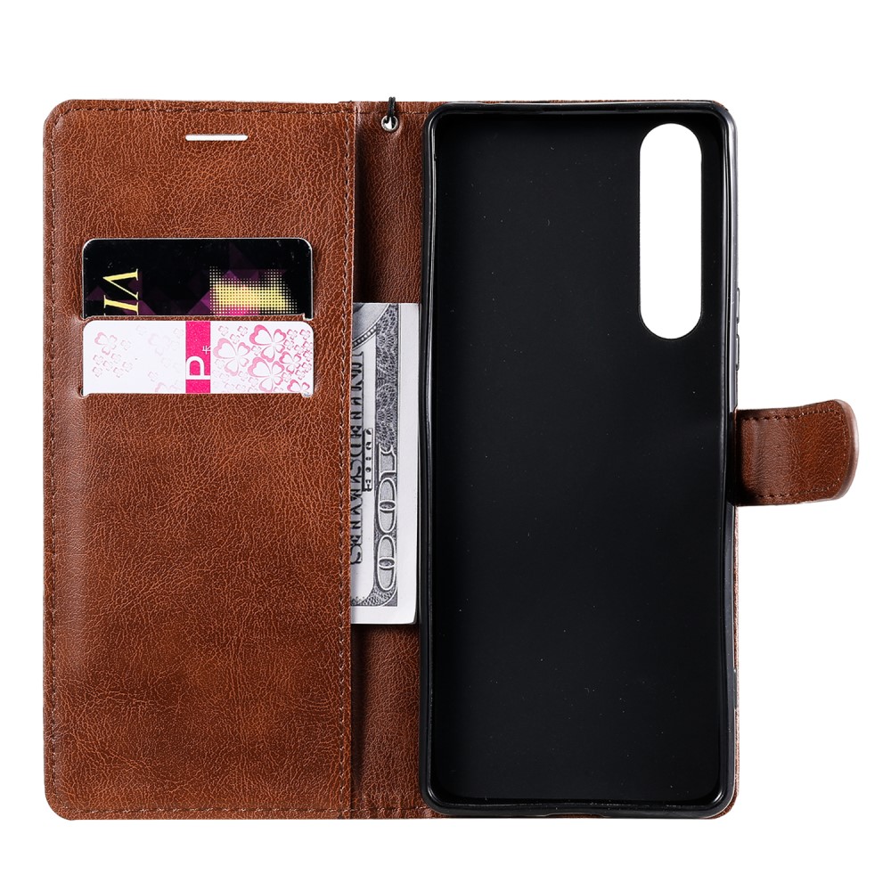 OEM
Läder Plånboksfodral Sony Xperia 1 II - Brun