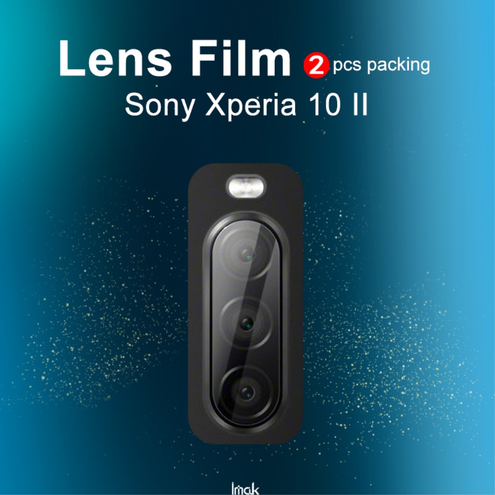 OEM IMAK 2PCS HD Härdat glas Linsskydd Sony Xperia 10 II 
