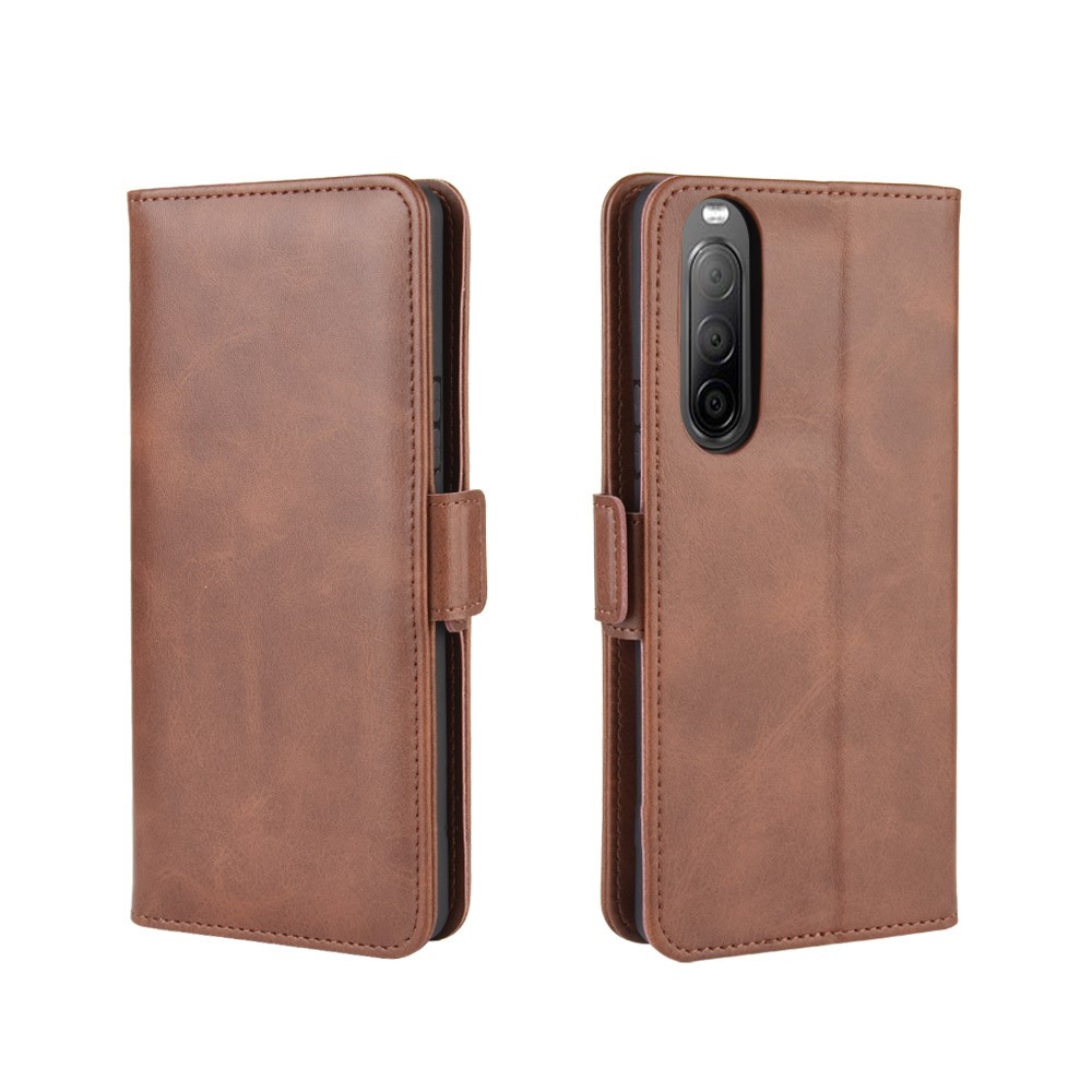 OEM
Läder plånboksfodral Sony Xperia 10 II - Brun