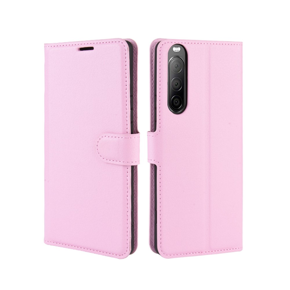 OEM
Litchi Läder plånboksfodral Sony Xperia 10 II - Rosa