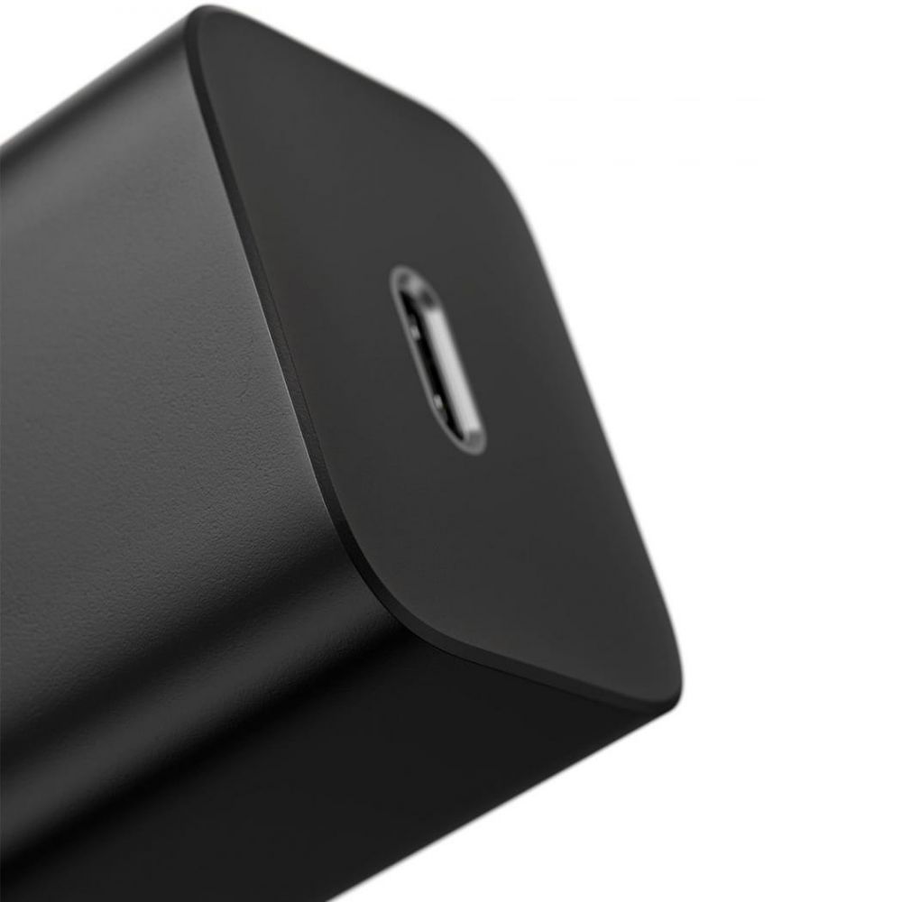 BASEUS - BASEUS - Super Si Network Charger 20W + Lightning Cable - Svart
