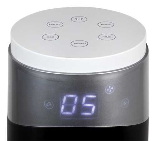 Deltaco - Deltaco - Smart Home Tornfläkt - Svart