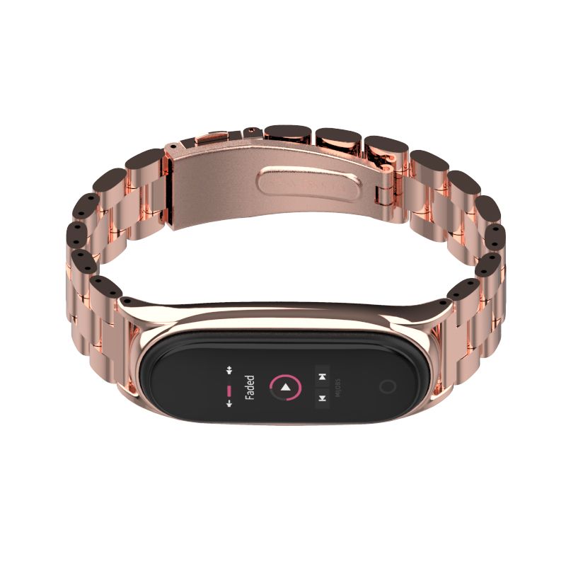 Tech-Protect - Tech-Protect Stainless Xiaomi Mi Smart Band 5 - Rose Gold