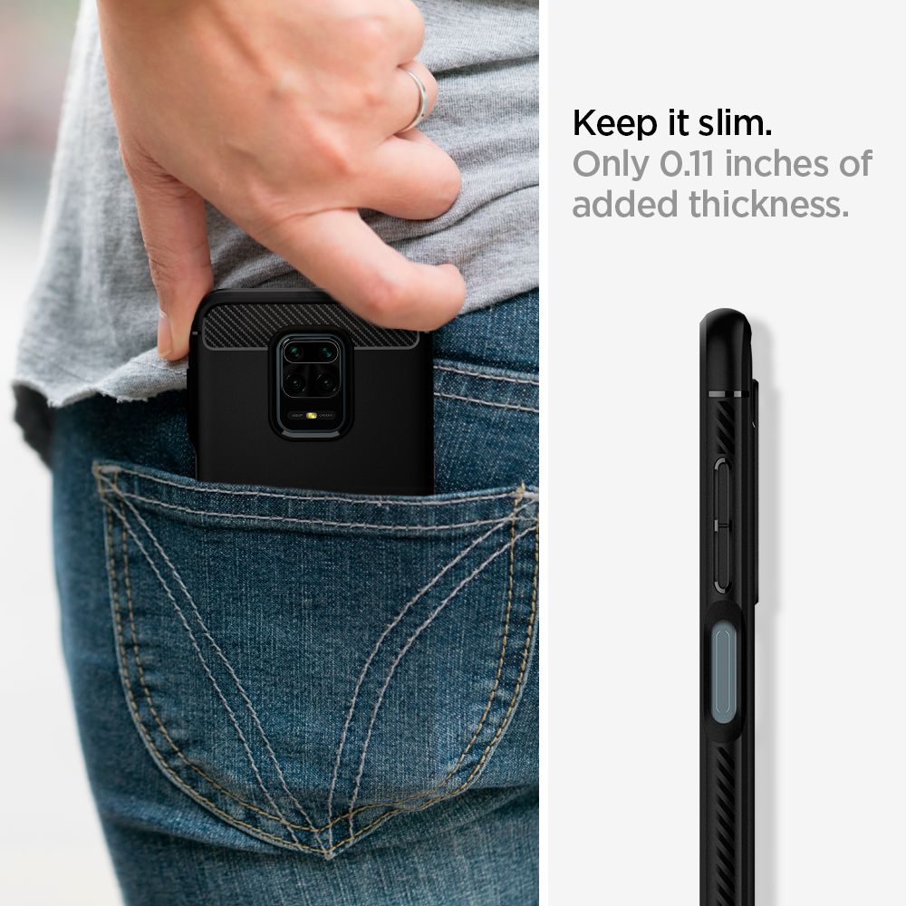 Spigen
Spigen - Rugged Armour Xiaomi Redmi Note 9/9 Pro - Matt Svart