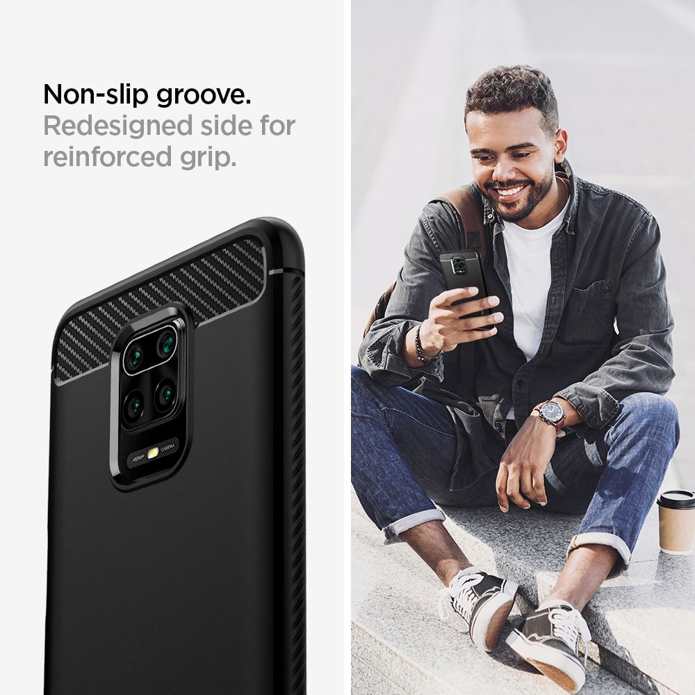 Spigen
Spigen - Rugged Armour Xiaomi Redmi Note 9/9 Pro - Matt Svart