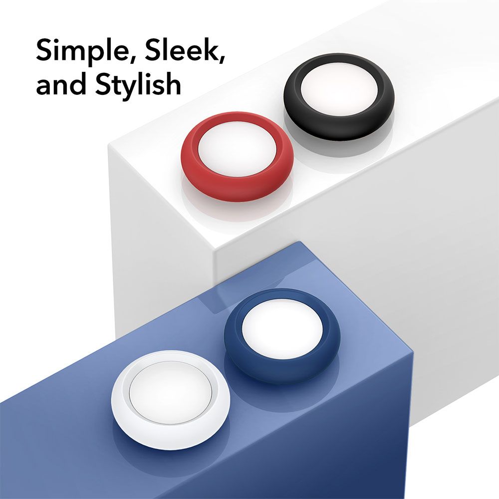 ESR - ESR - Stick-On Apple Airtag – Svart/ Vit