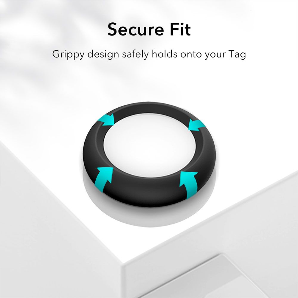 ESR - ESR - Stick-On Apple Airtag – Svart/ Vit
