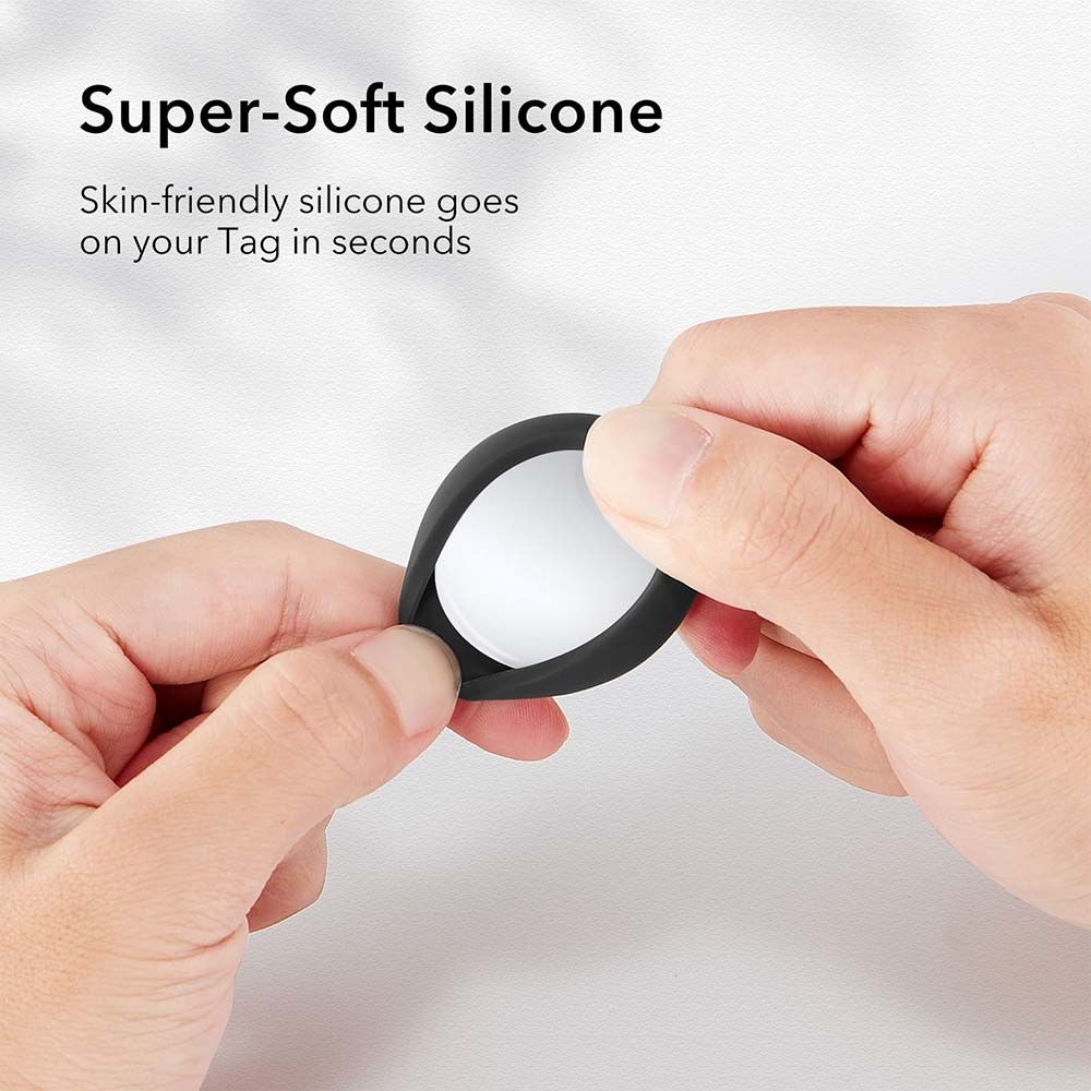 ESR - ESR - Stick-On Apple Airtag – Svart/ Vit
