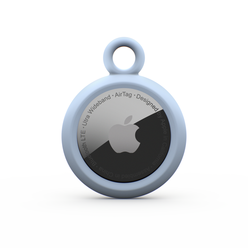 UAG - UAG - Apple AirTags U Dot Keychain - Soft Blå