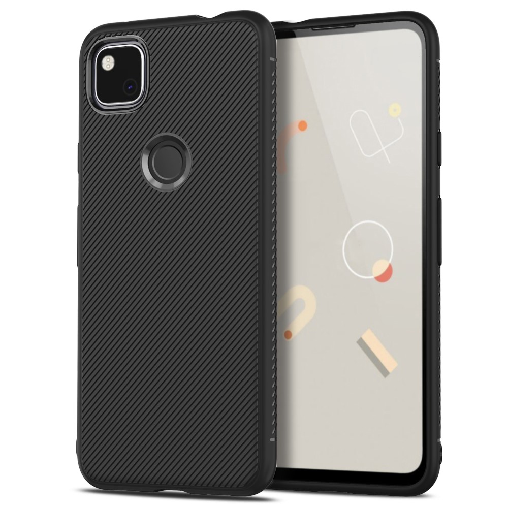 OEM
Jazz Twill Texture Skal Till Google Pixel 4A - Svart