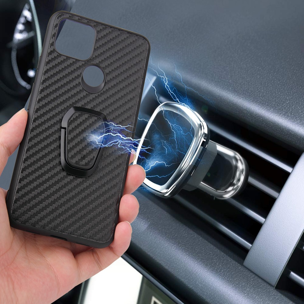 OEM
Finger Ring Holder Mobilskal Google Pixel 5 - Svart