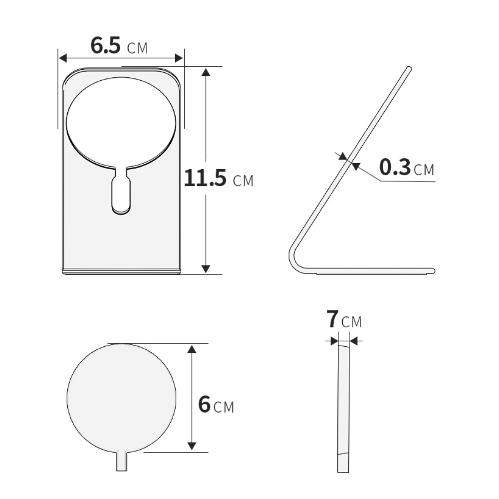 A-One Brand
BONERUY Laddningsstativ till Apple Magsafe Laddare