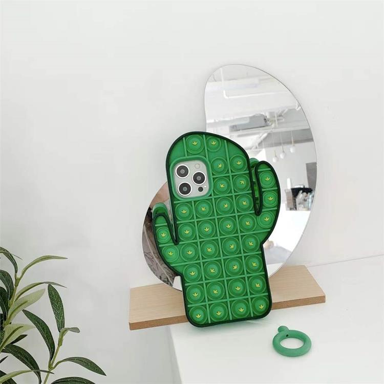 Fidget Toys - Kaktus Pop it Fidget Skal till iPhone 7/8/SE 2020