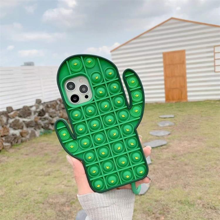 Fidget Toys - Kaktus Pop it Fidget Skal till iPhone 7/8/SE 2020
