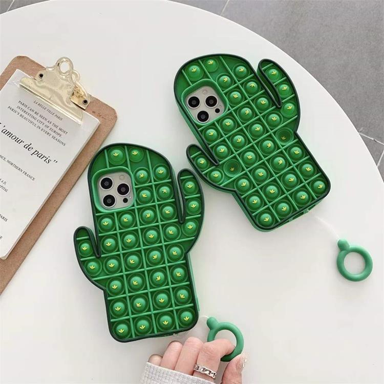 Fidget Toys - Kaktus Pop it Fidget Skal till iPhone 7/8/SE 2020