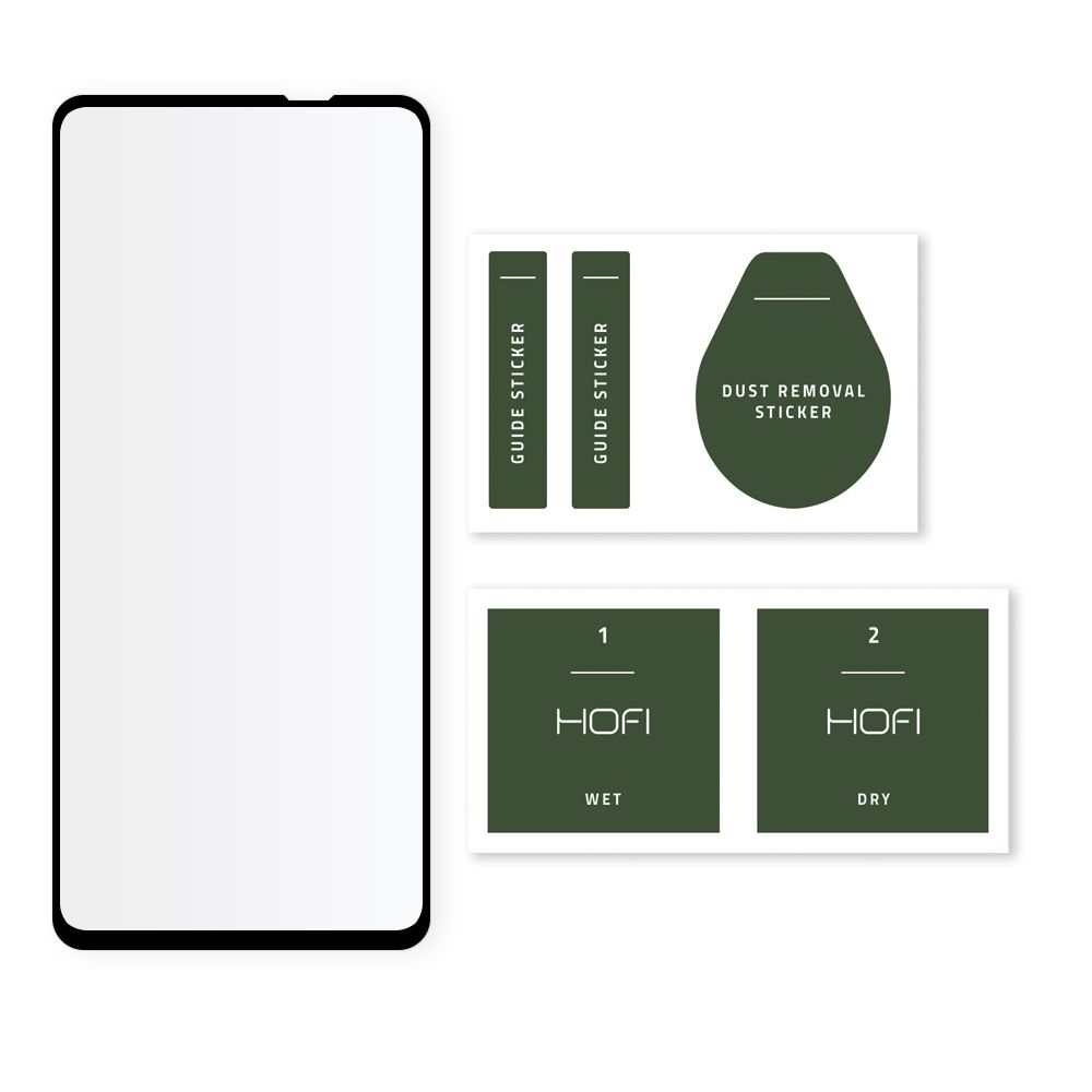 Hofi - Hofi - Pro Härdat Glas Realme 8/8 Pro - Svart