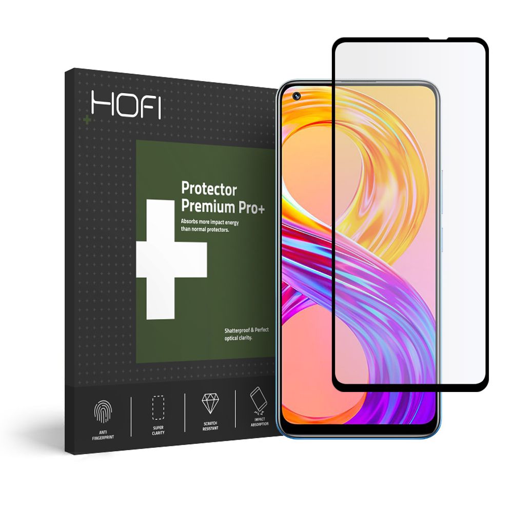 Hofi - Hofi - Pro Härdat Glas Realme 8/8 Pro - Svart