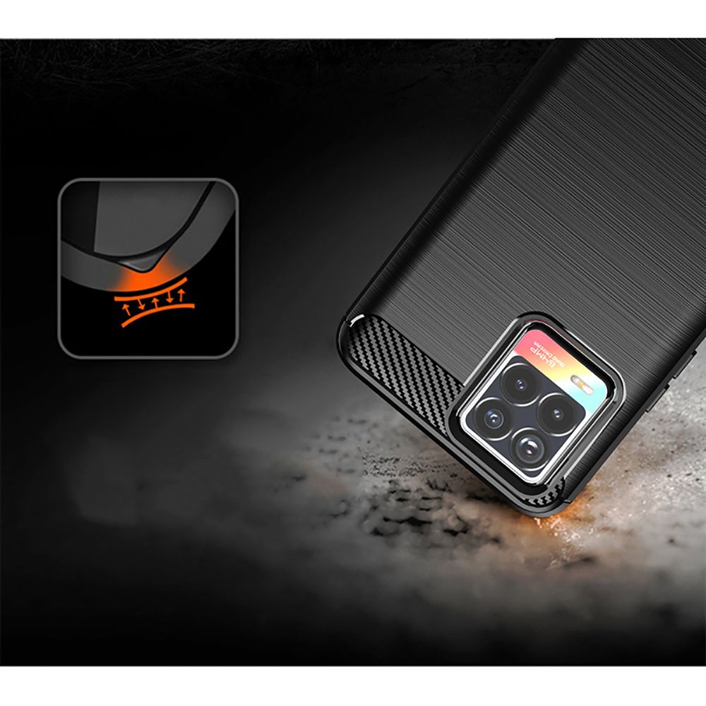 Tech-Protect
Tech-Protect TPU Carbon Mobilskal Realme 8/8 Pro - Svart