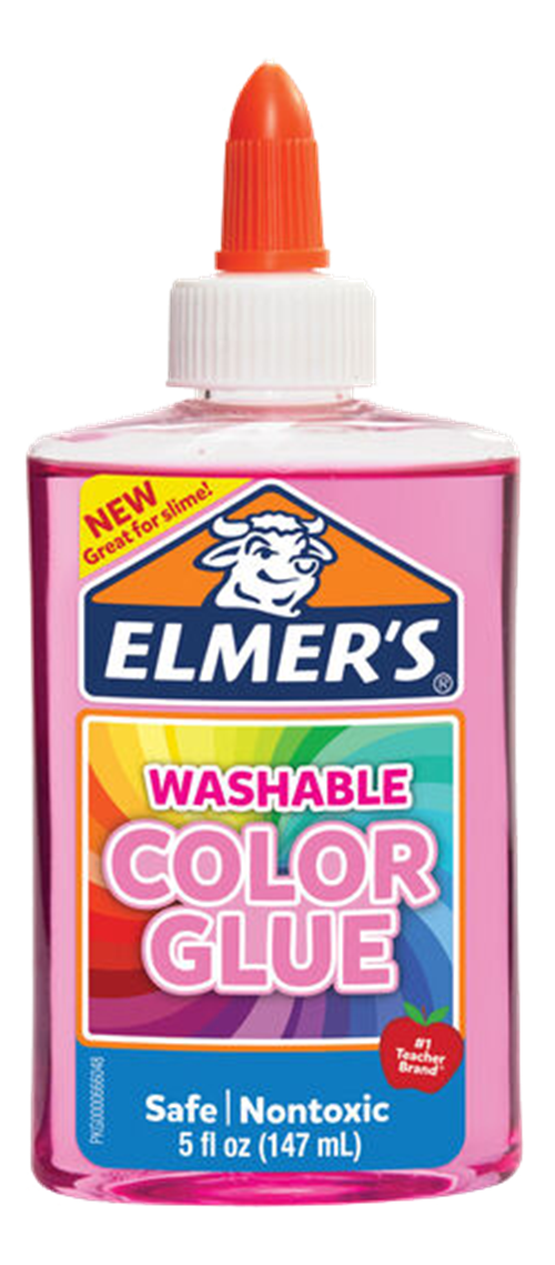 Elmer's
Elmer's Genomskinliga färglim, tvättbart, 147 ml, rosa