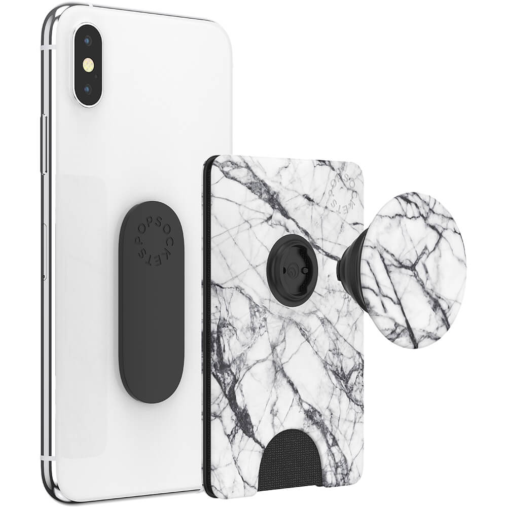 PopSockets
POPSOCKETS Wallet Dove White Marble Avtagbar Mobil Plånbok PopWallet+